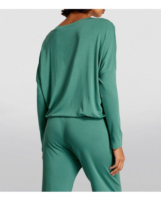 Eberjey Green Gisele Slouchy Pyjama Set