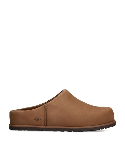 Ugg Brown Suede Otzo Clogs for men
