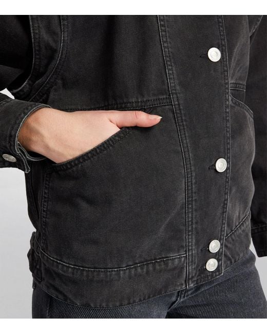 Isabel Marant Black Harmon Denim Jacket