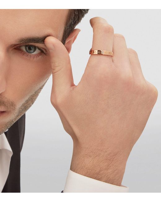 BVLGARI White And Diamond B.Zero1 Ring