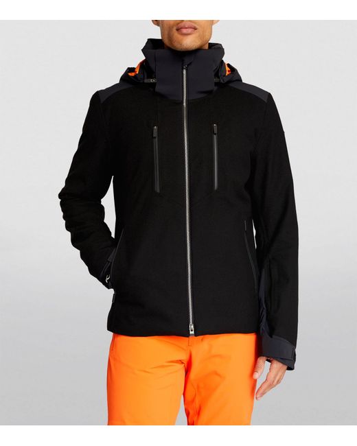 Kjus Down-filled Glacier Ski Jacket in Black for Men | Lyst UK