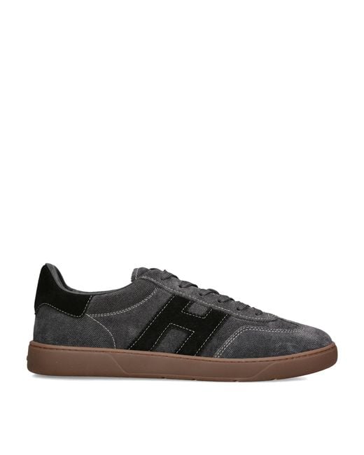 Hogan Black Suede Cool Sneakers for men