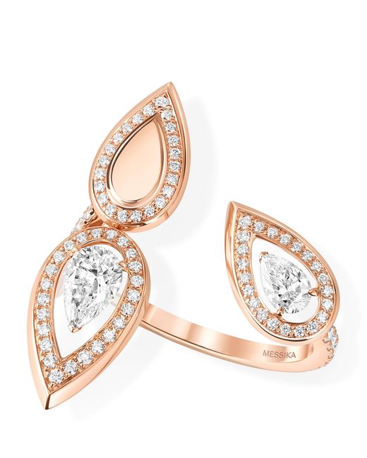 Messika Natural Fiery And Diamond Trio Ring
