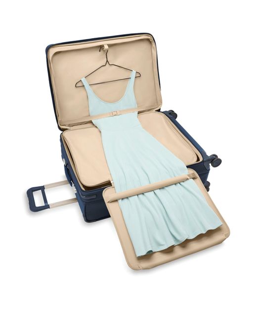 Briggs & Riley Blue Baseline Large Expandbale Spinner Suitcase