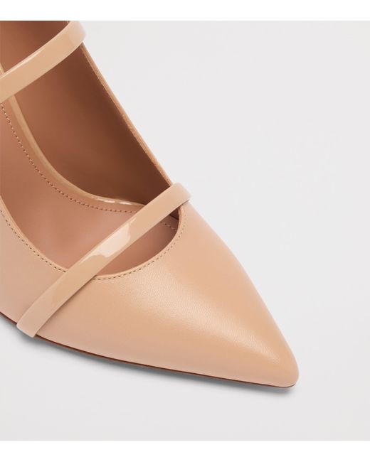 Malone Souliers Pink Leather Maureen Mules 70