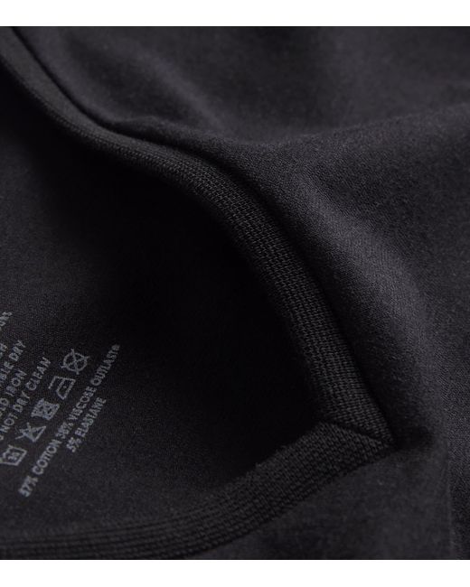 Falke Black Cotton-Blend Daily Climate Control T-Shirt for men