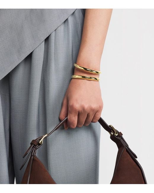 LIE STUDIO Metallic Plated Maggie Cuff Bangle