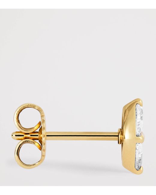 Emily P. Wheeler Metallic And Diamond Tilly Stud Earrings