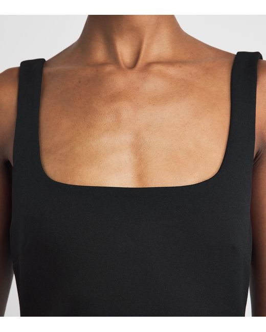 Solace London Black Crepe Aneila Maxi Dress