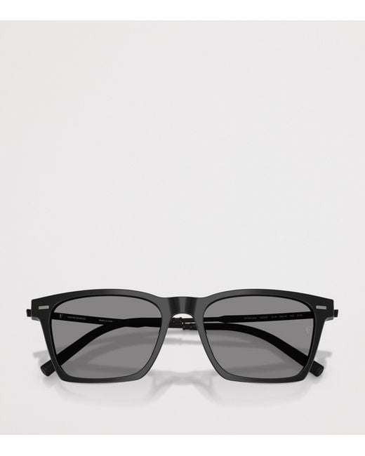 Oliver Peoples Gray R-19 Pillow Sunglasses