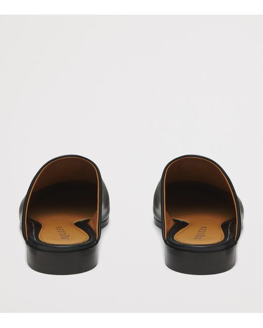 Alexander McQueen Black Leather T-Bar Mules