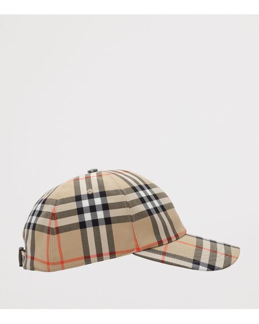 Burberry Natural Check Baseball Cap for men