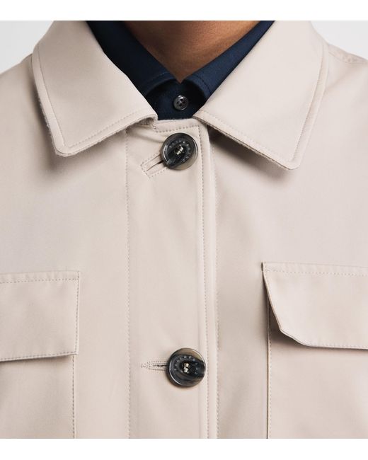Paul & Shark Natural Reversible Cashmere-Technical Overshirt for men