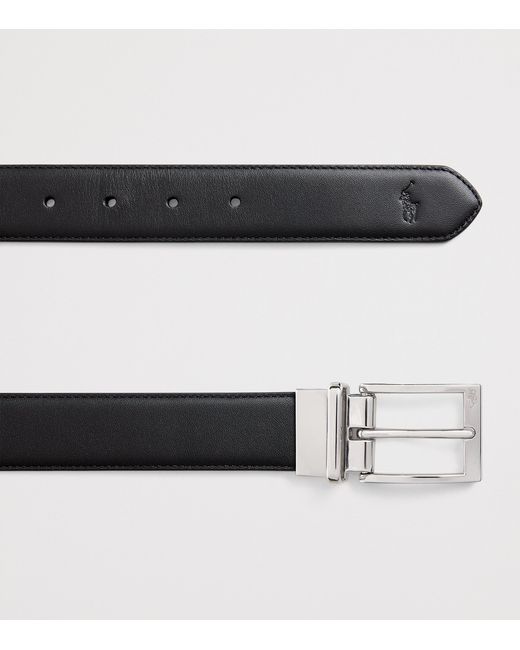 Polo Ralph Lauren Black Leather Reversible Belt for men