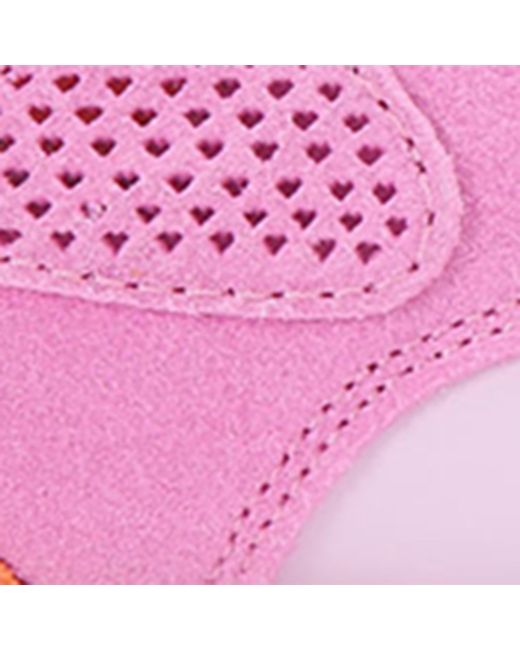 Kurt Geiger Pink Suede Kurt Runner Sneakers