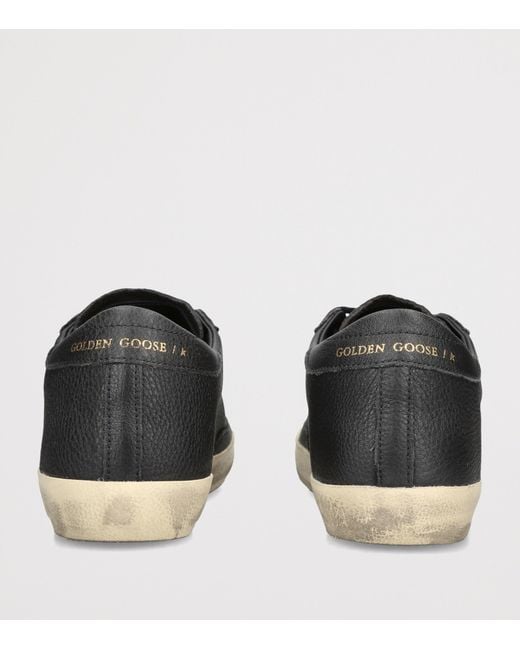 Golden Goose Deluxe Brand Blue Leather Superstar Sneakers