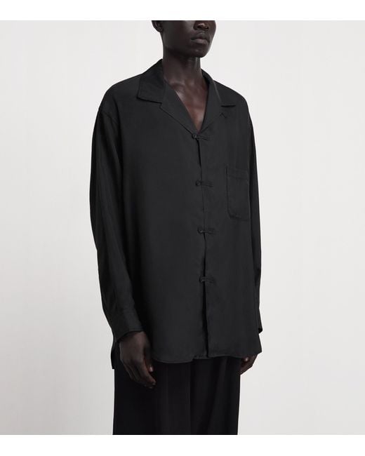 Yohji Yamamoto Black Relaxed Shirt for men