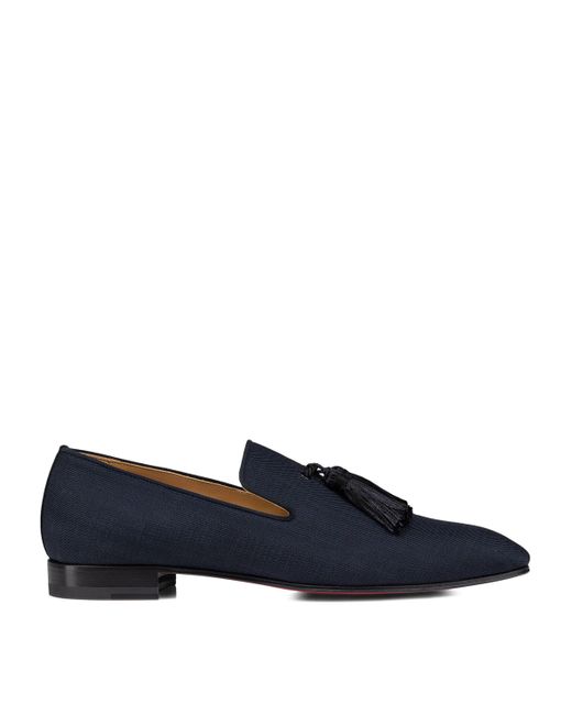 Christian Louboutin Blue Tassel Loafers for men