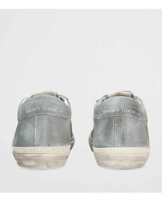 Golden Goose Deluxe Brand Gray Suede Super Star Sneakers