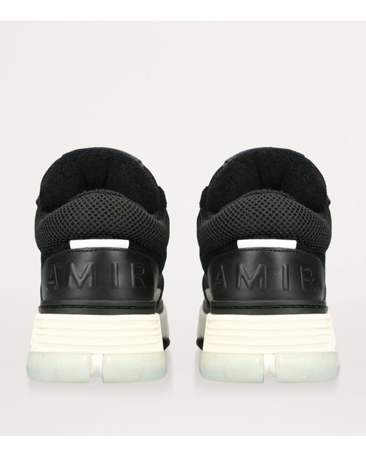 Amiri Black Leather Ma-1 Sneakers for men