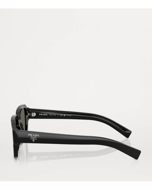 Prada Green Injected Pr02Zs Sunglasses for men