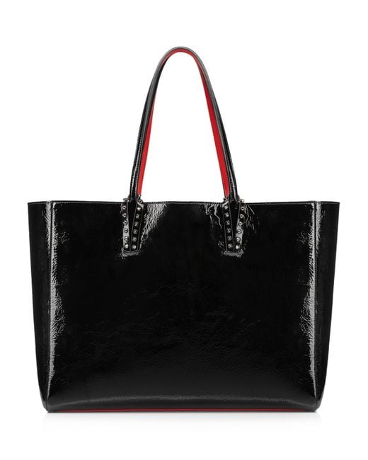 Christian Louboutin Black Cabata Large Leather Tote Bag