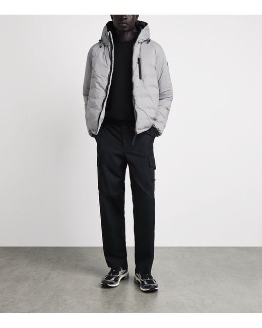 Canada Goose Gray Lodge Hooded Jacket for men