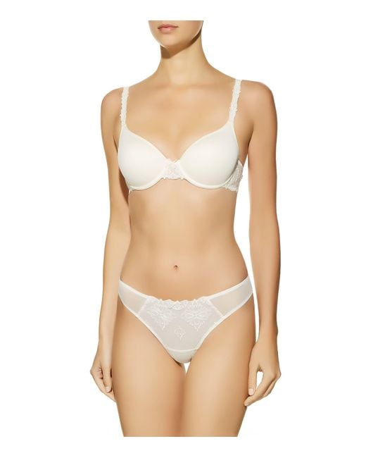 Chantelle White Lace Champs Elysées Thong