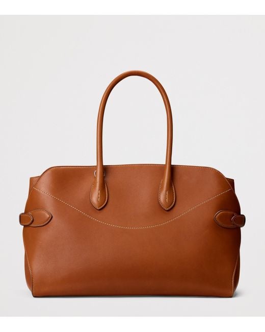 Ralph Lauren Brown Leather The Ralph Satchel