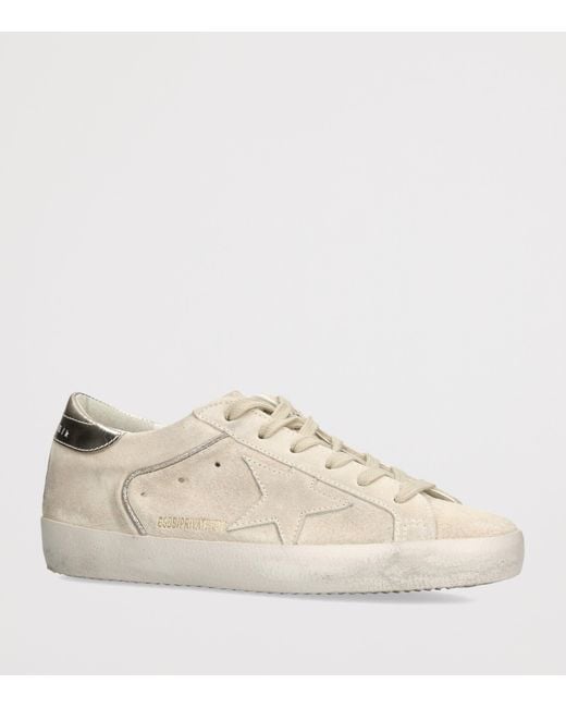 Golden Goose Deluxe Brand Natural Suede Super Star Sneakers