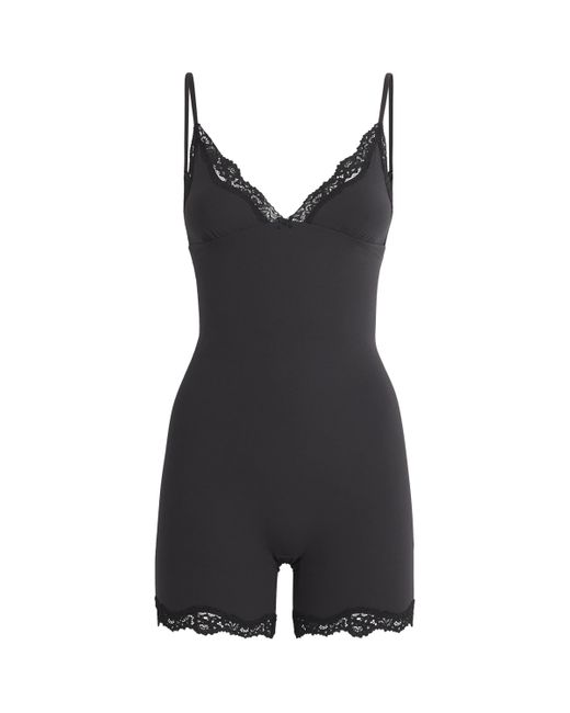 Skims Black Fits Everybody Triangle Onesie