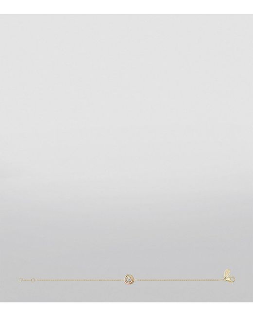 Cartier Metallic Mixed And Diamond Trinity Bracelet