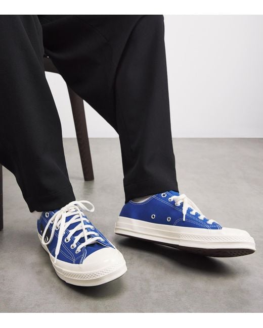 COMME DES GARÇONS PLAY Blue X Converse Heart Chuck Taylor All Star '70 Low-Top Sneakers for men