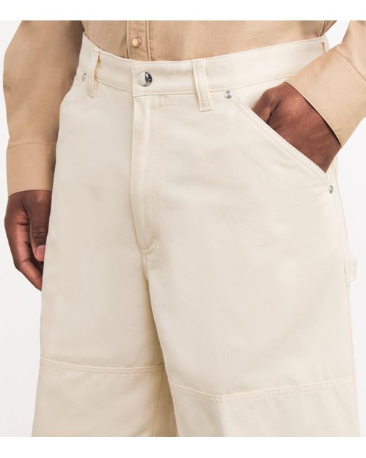 Moncler Natural Organic Cotton Bermuda Shorts for men