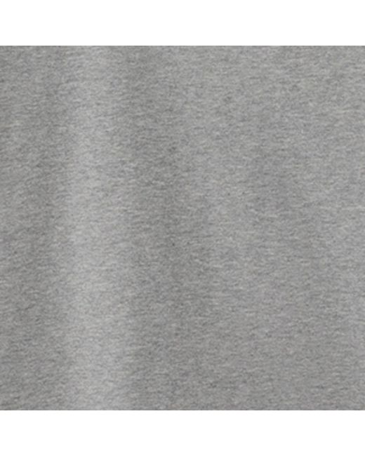 Burberry Gray Check-Trim Ekd T-Shirt