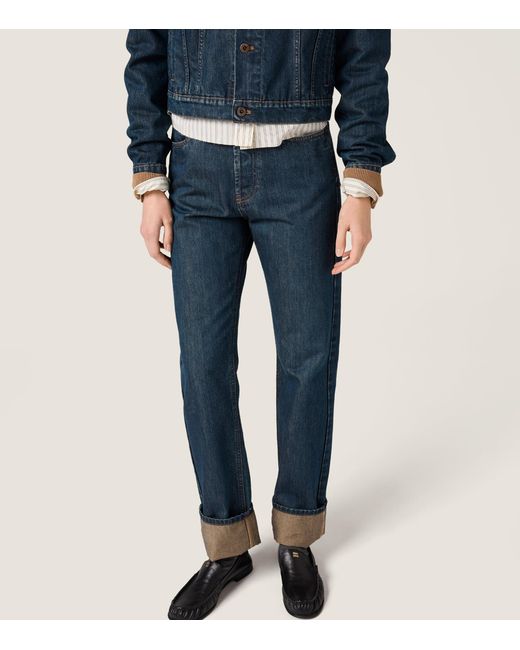 Miu Miu Blue Straight Jeans