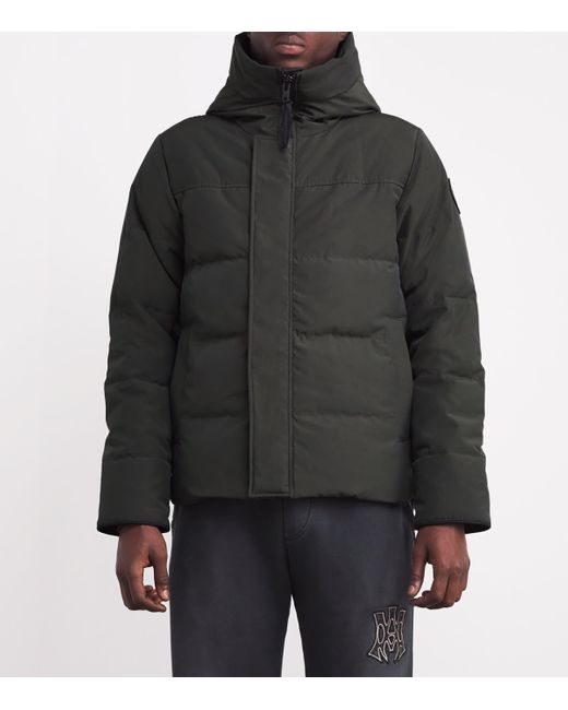 Canada Goose Black Quilted Macmillan Parka Jacket for men