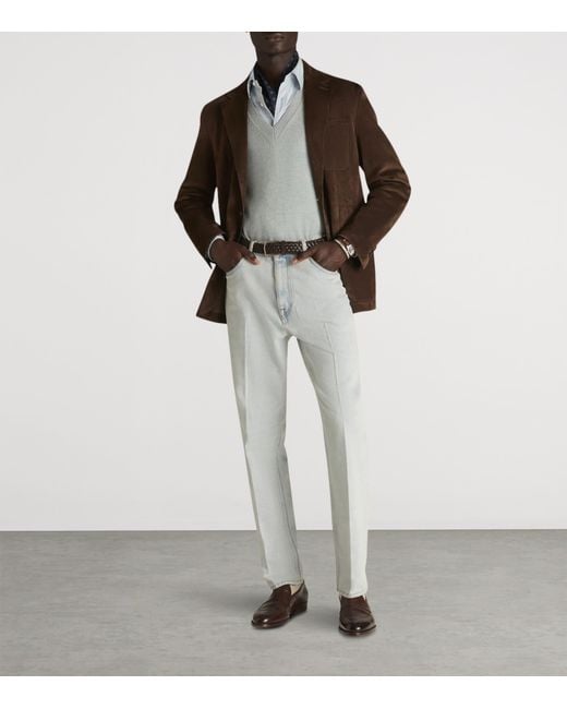 Dunhill Brown Suede Blazer for men