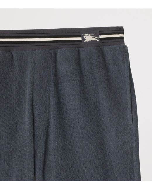 Burberry Black Cotton Ekd Shorts for men