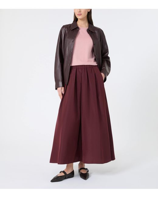 Weekend by Maxmara Pink Silk-Cotton Knitted Top