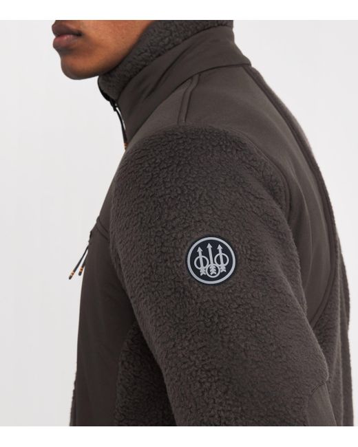 Beretta Gray Sherpa Fleece Halifax Jacket for men
