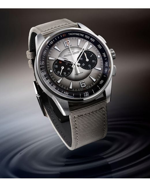 Jaeger-lecoultre Gray Stainless Steel Polaris Chronograph Watch for men