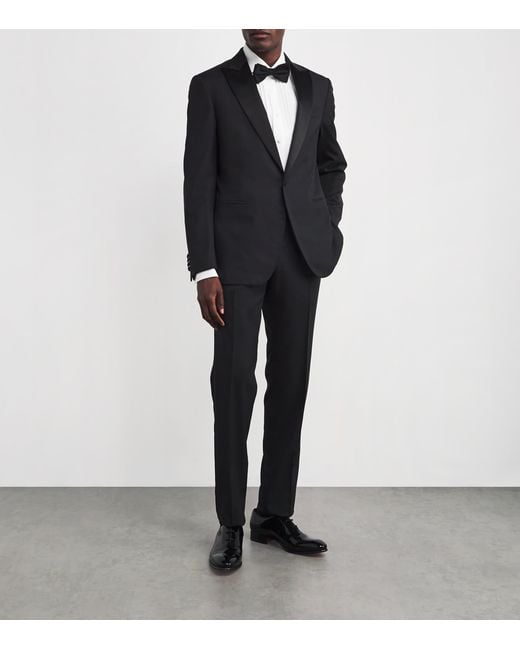 Pal Zileri Black Wool 2-Piece Tuxedo for men