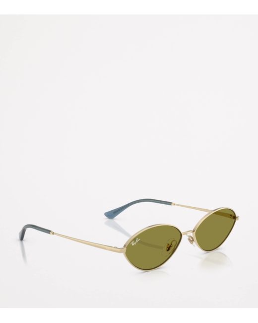 Ray-Ban Green Rb3757 Kai Bio-Based Oval Sunglasses
