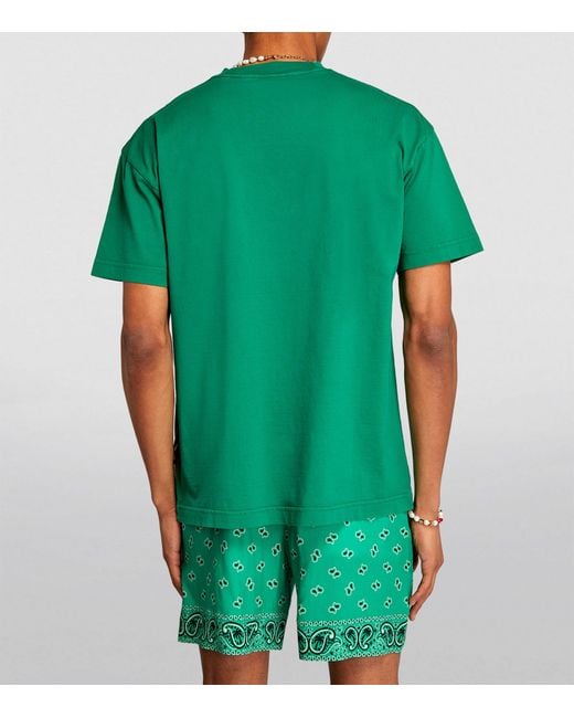 Palm Angels Green The Palm T-shirt for men