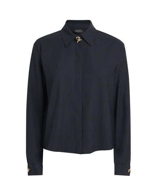 Fabiana Filippi Blue Merino-Blend Shirt