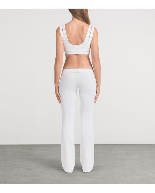 NikeSKIMS White Airy Straight Sweatpants