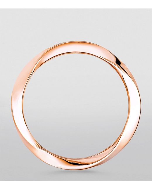 Graff Pink Rose Gold Spiral Ring