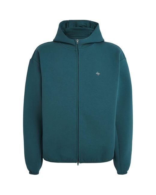 REPRESENT 247 Green 247 Numbers Zip-Up Hoodie for men
