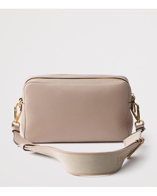 Prada Brown Small Leather Cross-Body Bag